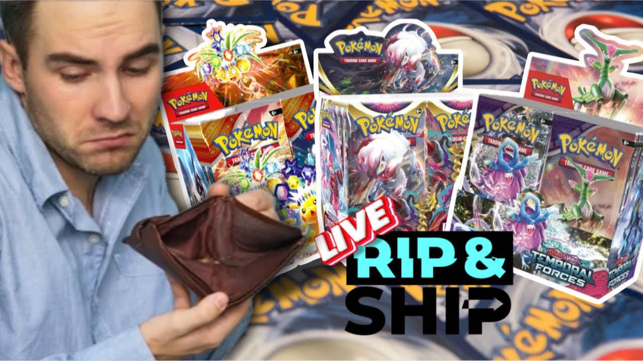 🔴LIVE - Pokemon Phantasmal Flames. Relaxed rip n ship