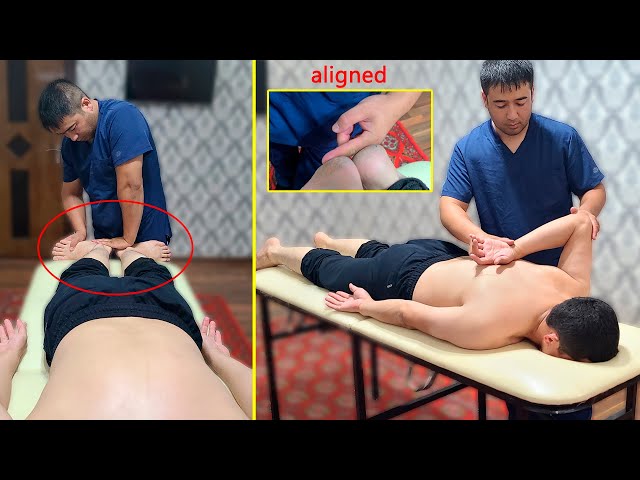 Legs Aligned with Full Body Massage | ASMR Massage