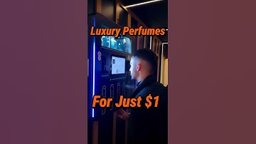 $1 Luxury Perfume Vending Machine! 💸💎#BusinessIdea #VendingMachine #LuxuryPerfume
