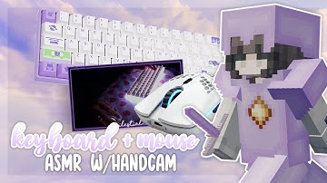 keyboard + mouse sounds v11 w/handcam | jitter clicking | hypixel bedwars