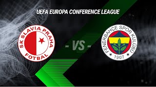 Muci̇ze Ariyoruz Slavi̇a Prag Vs Fenerbahçe Konferans Li̇gi̇