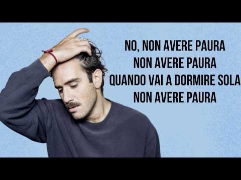 Tommaso Paradiso  - Non avere paura (Testo / Lyrics)