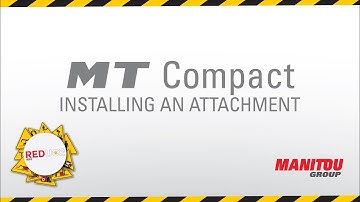 Manitou - Telehandler - MT Compact - Installing An Attachment