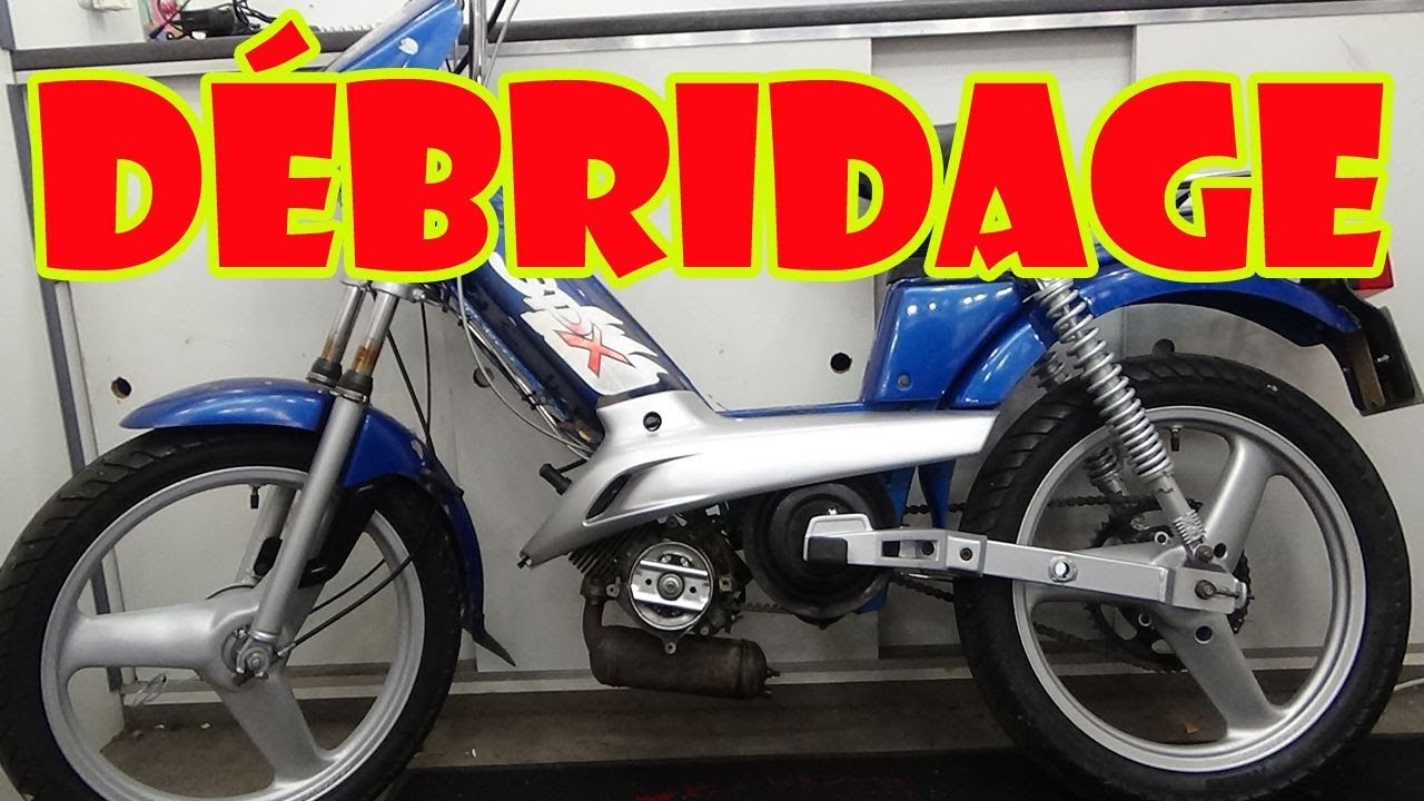 Débrider mobylette