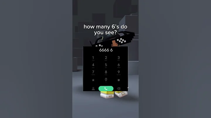 how many 6’s do you see? #roblox #shorts #viral #youtube