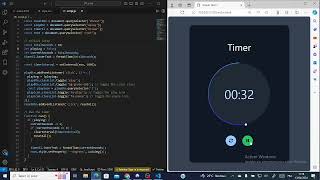 P1:Timer ⏳HTML CSS & JAVASCRIPT