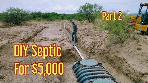 DIY Septic System Install Part 2 Gravel Leach Field