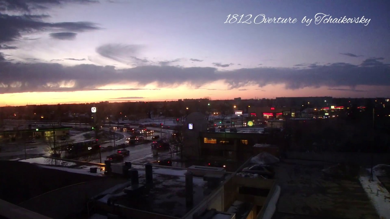 20170217 Winnipeg today (Pembina hwy, McGillivray blvd) time lapse