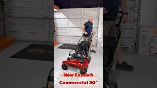 Its Here The New Exmark Commercial 30 With Swiveling Wheels