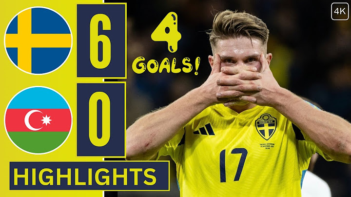 Sweden vs Azerbaijan (6-0) Extended Highlights & All Goals | Gyökeres 4 Goals | Nations League 2024