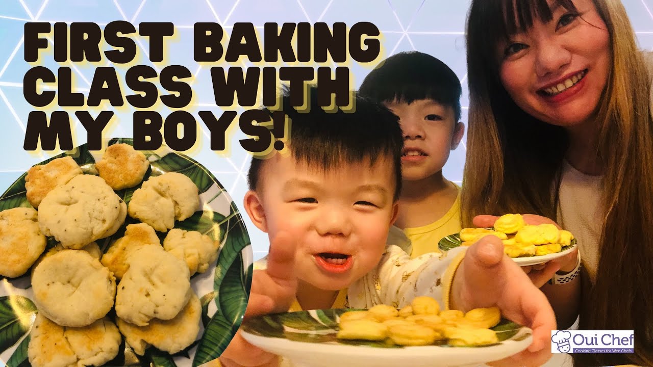 My first online baking class with my boys! (Audio revised) 