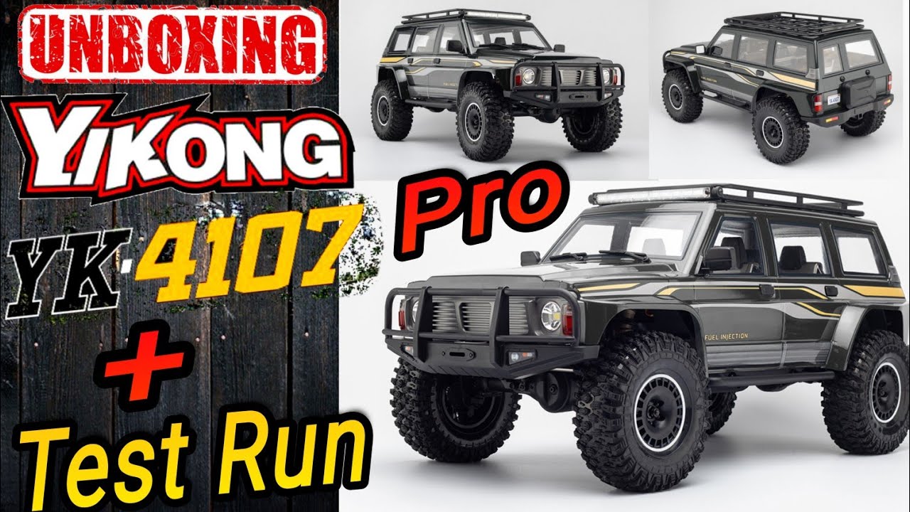 YiKong 4107 Pro Unboxing: The most advanced 1/10 Crawler for the