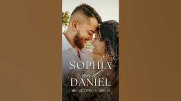 Save the date Wedding Invitation video