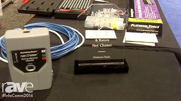 InfoComm 2016: Platinum Tools Shows Its Net Chaser Ethernet Speed Certifier