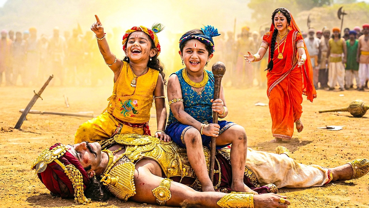 कान्हा और बलदाऊ ने मिलकर किया कंस का अंत | यशोमती मईया के नंदलाला | Shree Krishan