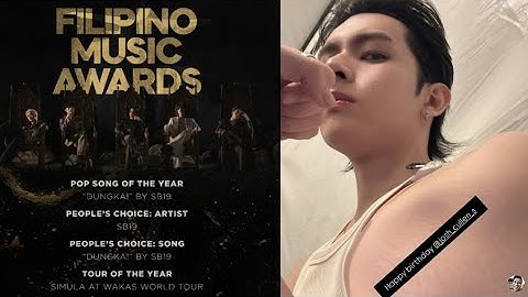 SB19 Dominates First Ever Filipino Music Awards in 2025, Justin Wishes Josh Happy Birthday