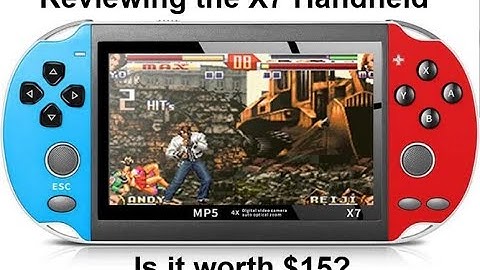 My review of the x7 handheld gaming console. It is pretty good at GBA games, but I