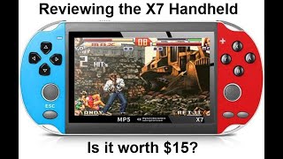 My review of the x7 handheld gaming console. It is pretty good at GBA games, but I'm not sure...