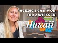 What To Pack for Hawaii for 2 Weeks | What I Used and What I Regretted Packing For Our Trip