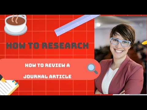 journal article review generator