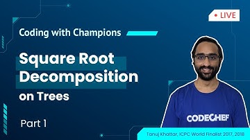 [Ep 2: Part 1] Coding With Champions | Hard Problems Cracked | Square Root Decomposition