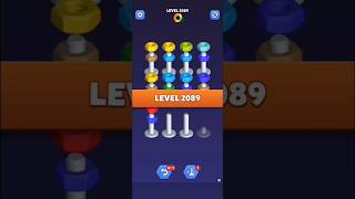 Nut Sort Level 2089 - Color Puzzle Game by Kiwi Fun #games #puzzle #NutSort #NutSortSolution screenshot 3