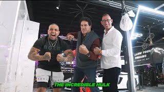 The Incredible Hulk Lou Ferrigno Visits BOXR GYM