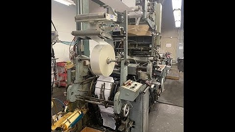W-D Winkeler-Dunnebier Envelope making machine