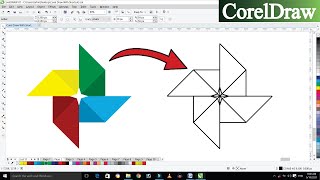 CorelDRAW पर Google Photos का Logo कैसे बनाये? || How To Make Google Photos in CorelDraw?