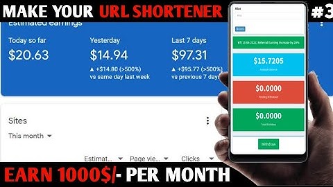 How To Make URL Shortener Website | How To Create Your Own URL Shortener Website | Part-3