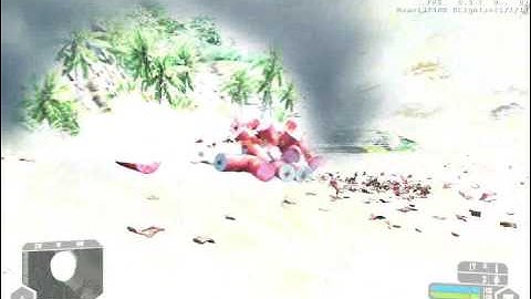 Crysis Glitchy Barrel Explosion