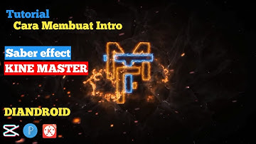 Cara membuat intro logo lightning | teks neon | saber effect | Kinemaster