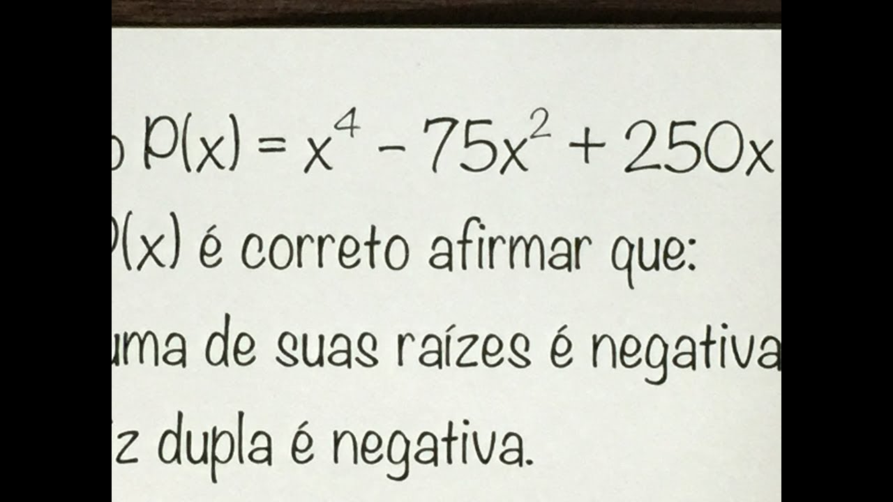 1000QMat | EXTRA - AFA - Polinômios - Noções do gráfico impossible dream lyrics