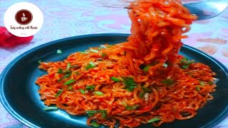 😋🌶️ How to make Spicy Chilli Garlic Noodles | हॉट स्पाइसी चिल्ली गार्लिक नूडल्स कैसे बनाएं घर पर 🔥🌶️