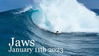 Jaws - January 11th 2023 - Big wave surfing - Marcio swell by Tucker Wooding 3,096 views 1 year ago 5 minutes, 2 seconds