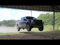 Jumping 2020 Raptor into a barn at PreRunner Palooza at MidAmerica Outdoors!