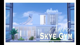 The Amber Skye Fitness Center| GYM, POOL and Yoga| No CC| Stop motion build | The sims 4