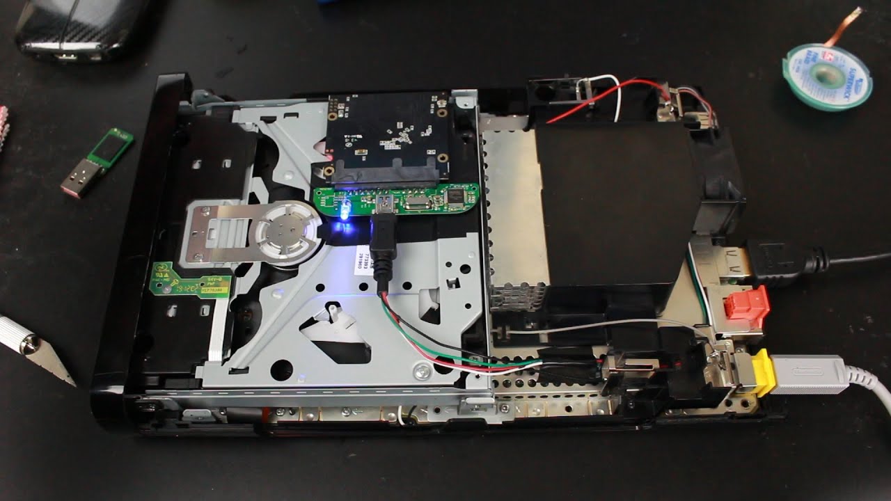 Wii U Internal Ssd Mod Youtube