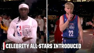 The 2024 NBA Celebrity All-Star Game player introductions 🤩 | NBA on ESPN screenshot 1