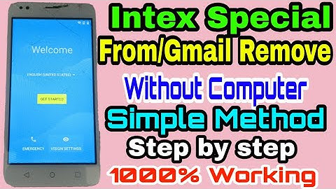 Intex Aqwa T 1 Lite Frp/Gmail account remove without Computer.