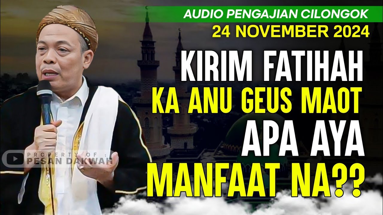 Pengajian Cilongok Tgl 24 November 2024 | Abah Entoh Tohawi | Kitab Minhajut Tholibin