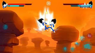 Stickman GOKU レベル 4/8 ランク E をアップグレード 🐉 Stick Hero Fight - スーパードラゴンバトルトーナメント screenshot 2