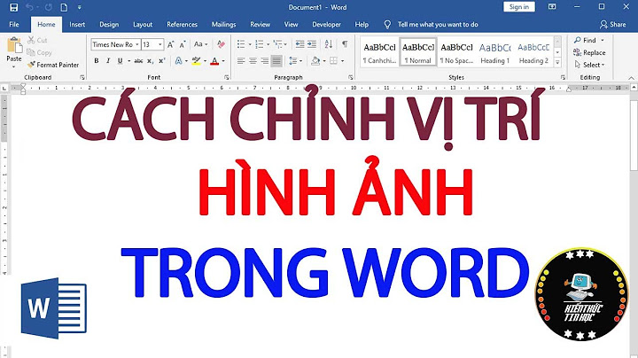 Hướng dẫn chỉnh sửa anh tren word