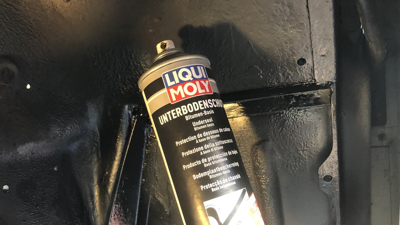 4X LIQUI Moly 6111 Unterbodenschutz Bitumen schwarz Spray
