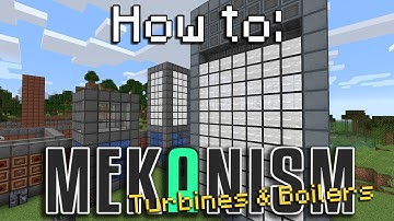 How to: Mechanisme | Stoomturbine en ketel (Minecraft 1.16.5)