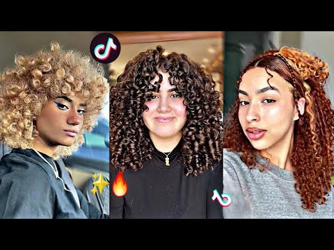 Tiktok Curly Hair Transformations | Tiktok Compilation