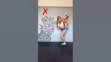 Standing Split Easy Tutorial👌🏻 #gymnast #split #howto #easytut #flexibility