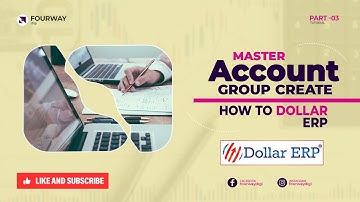 DOLLAR ERP| PART-3| HOW TO CREATE ACCOUNT AND GROUPS FREE ERP SOFTWARE DOLLAR ERP