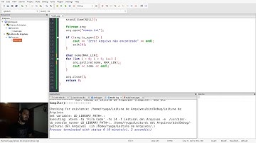 Linguagem de Programação - Leitura de arquivos utilizando fstream