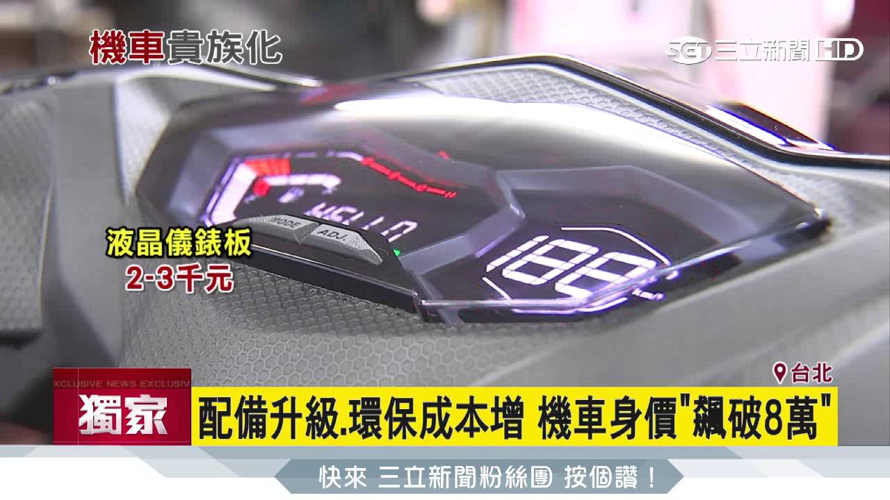 配備升級 環保成本增機車身價 飆破8萬 三立新聞台 Youtube